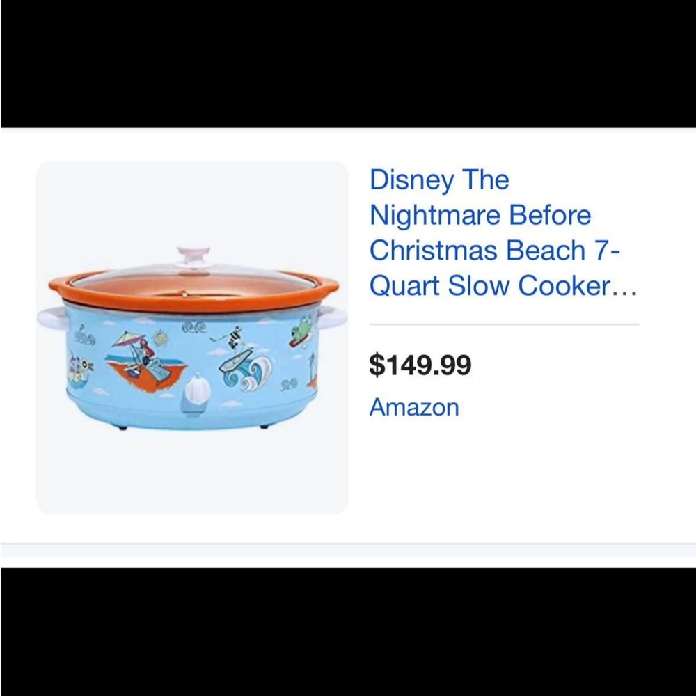 Nightmare before Christmas Crock pot! Only used twice.